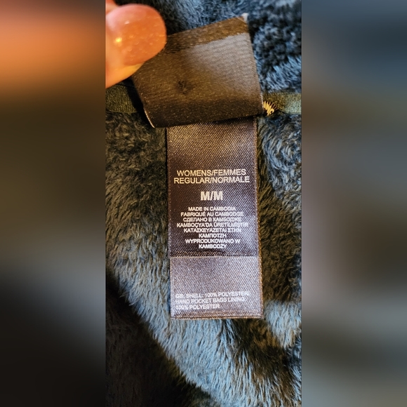 North Face green fleece jacket, medium - Picture 5 of 6